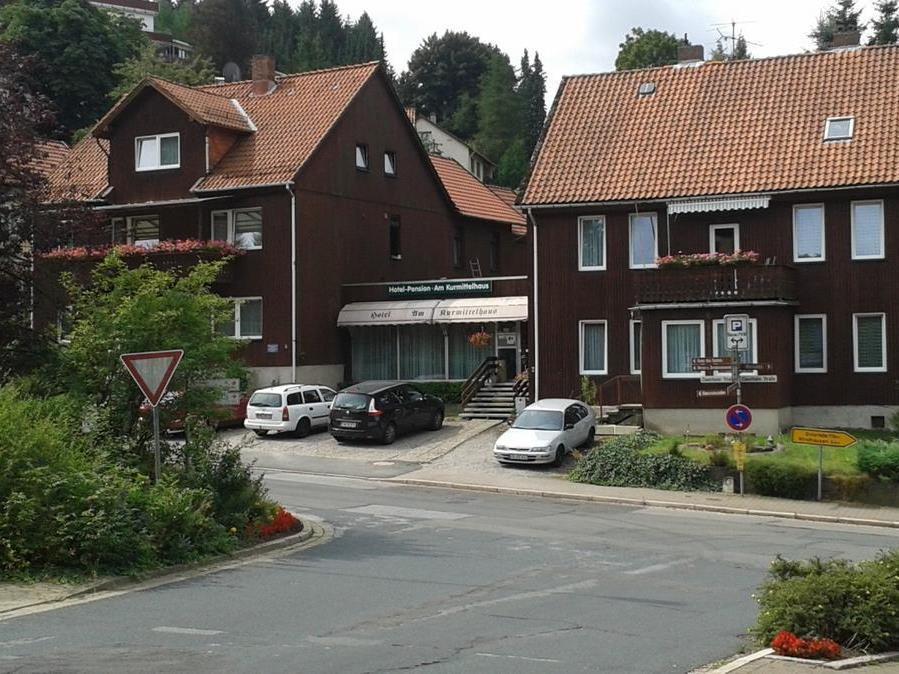 Hotel Pension Am Kurmittelhaus Bad Grund Exterior foto